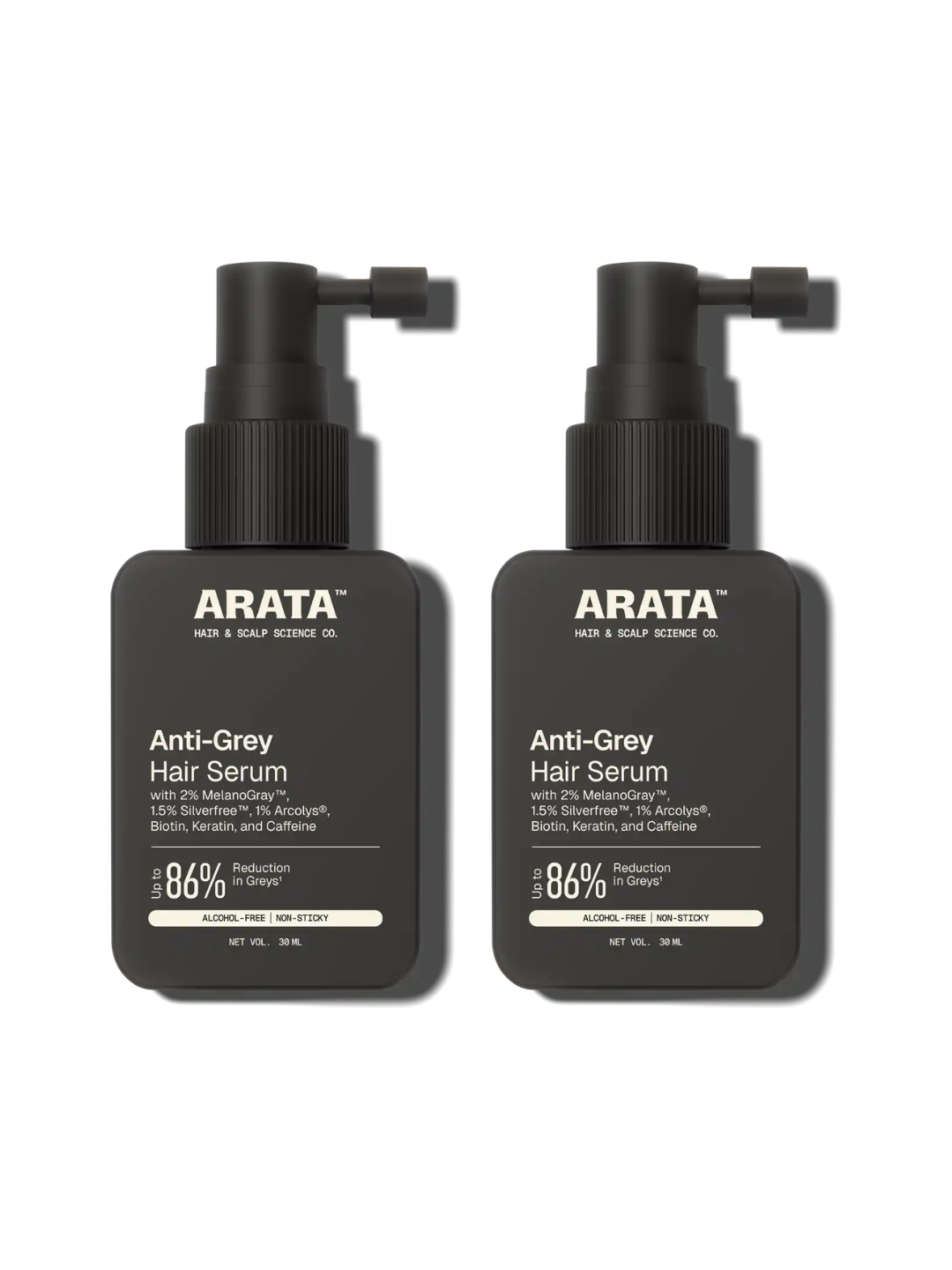 Arata - Anti-Grey Hair Serum 30ml Pack of 2 – front of pack