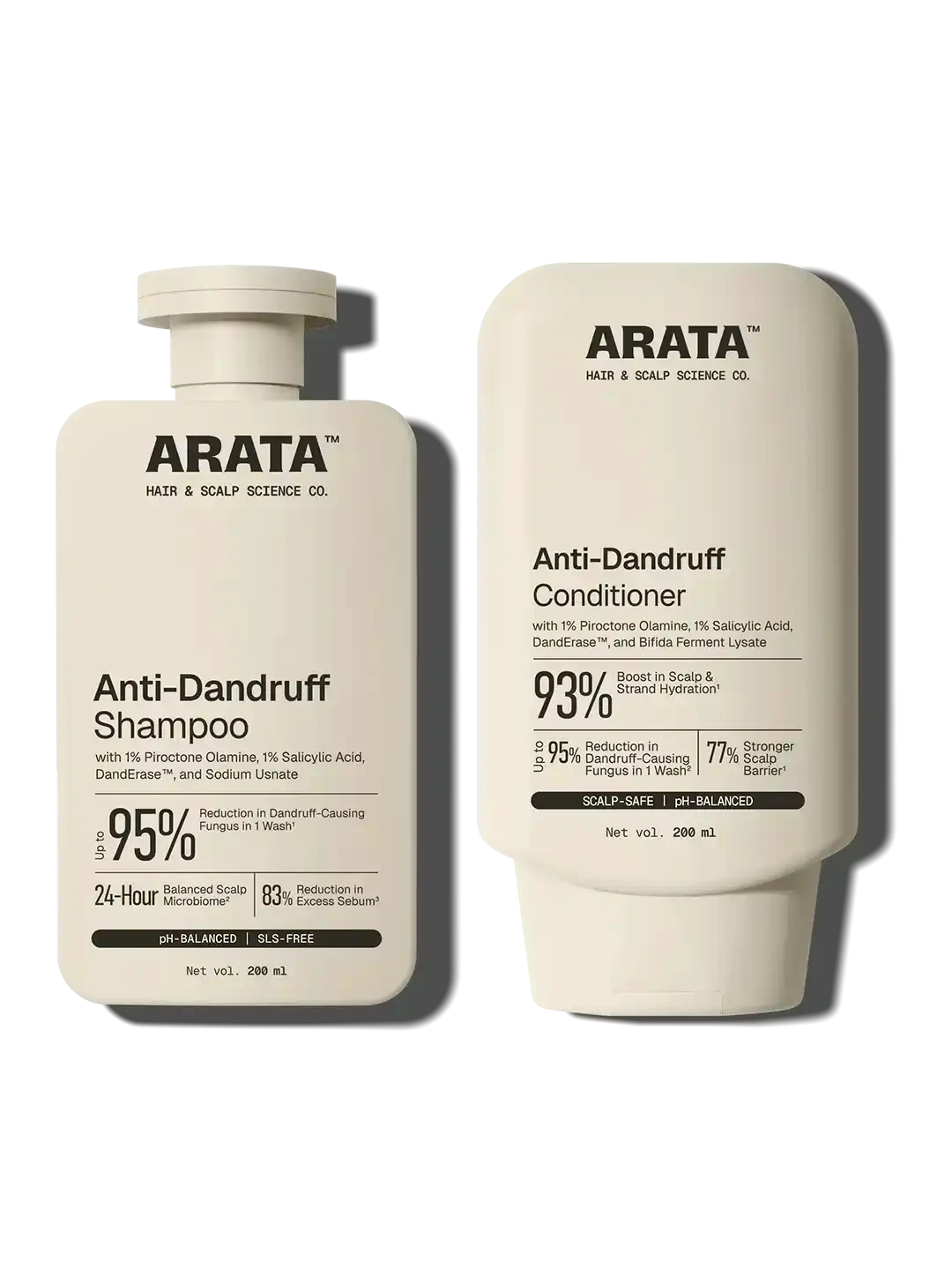 Arata - Anti-Dandruff Shampoo & Conditioner Combo