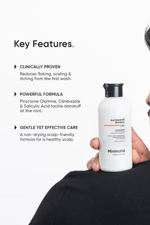 Minimilist - Anti Dandruff Shampoo 3.5% -200ml - Zilion