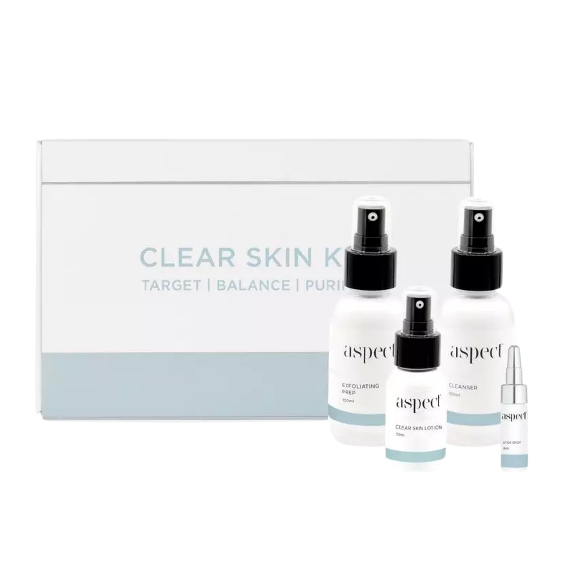 Aspect - Clear Skin Kit – front of pack