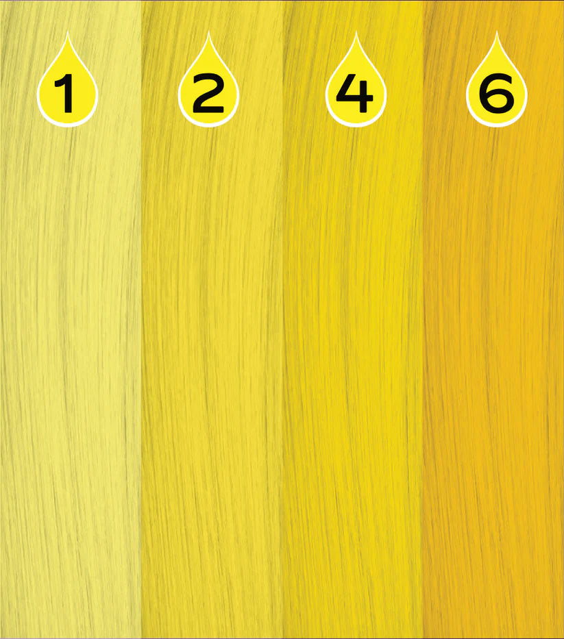 Crazy Color - Power Pure Pigments – Yellow 50ml (High Concentration Colour)