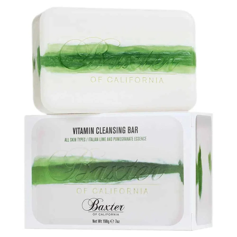 Baxter Of California - Vitamin Cleansing Bar Lime and Pomegranate – Twin Pack (2 x 198g) – Baxter Of California - Vitamin Cleansing Bar Lime and Pomegranate 198g