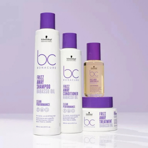 Schwarzkopf Professional - BC Frizz Away Shampoo, Conditioner & Treatment Trio Bundle – Schwarzkopf Professional BC Clean Performance Frizz Away Shampoo 250ml (detail)