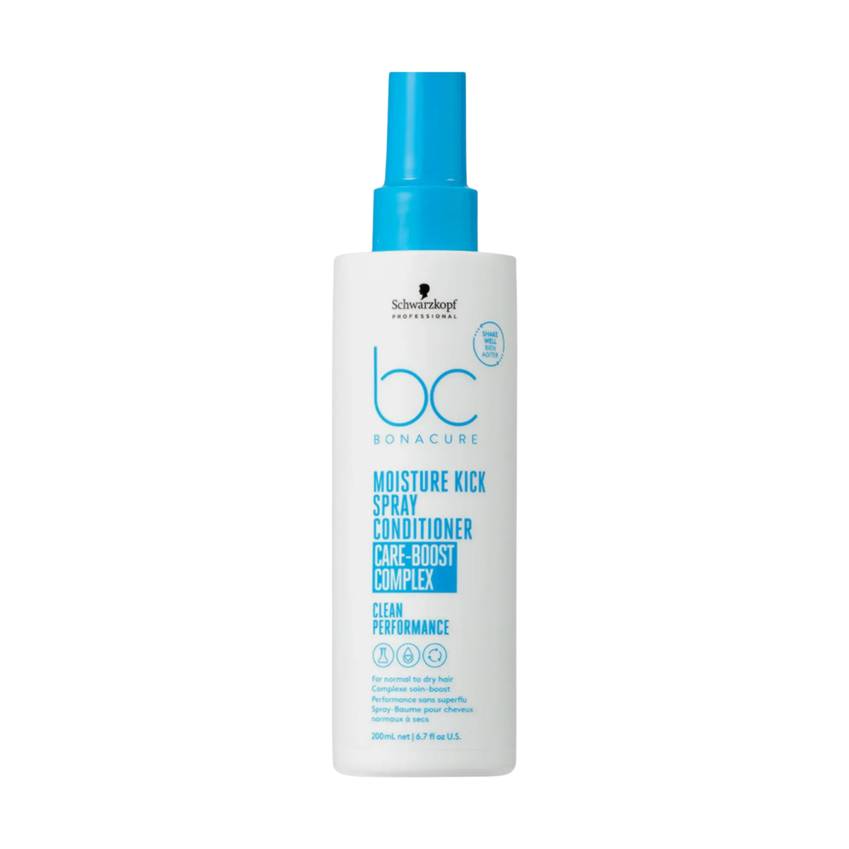 Schwarzkopf Professional - BC Clean Performance Moisture Kick Spray Conditioner 200ml – front of pack
