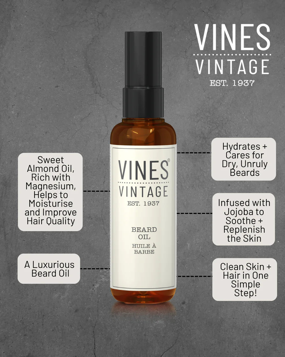 Vines Vintage - Beard Oil 100ml