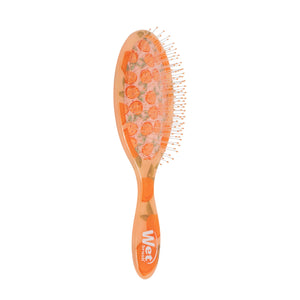 Wet Brush Tutti Fruitti Detangler Peach IntelliFlex bristles angle view