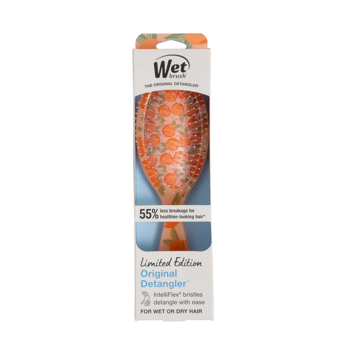 Wet Brush Tutti Fruitti Detangler Peach in packaging