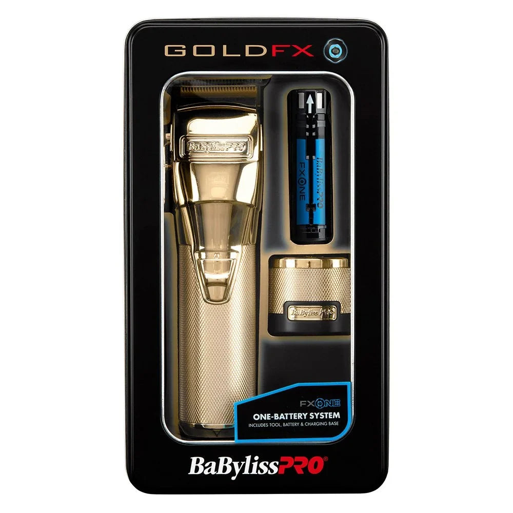 BaByliss Pro - FXONE Clipper & Trimmer Duo Gold Bundle – BaByliss Pro FXONE Clipper Gold (detail)