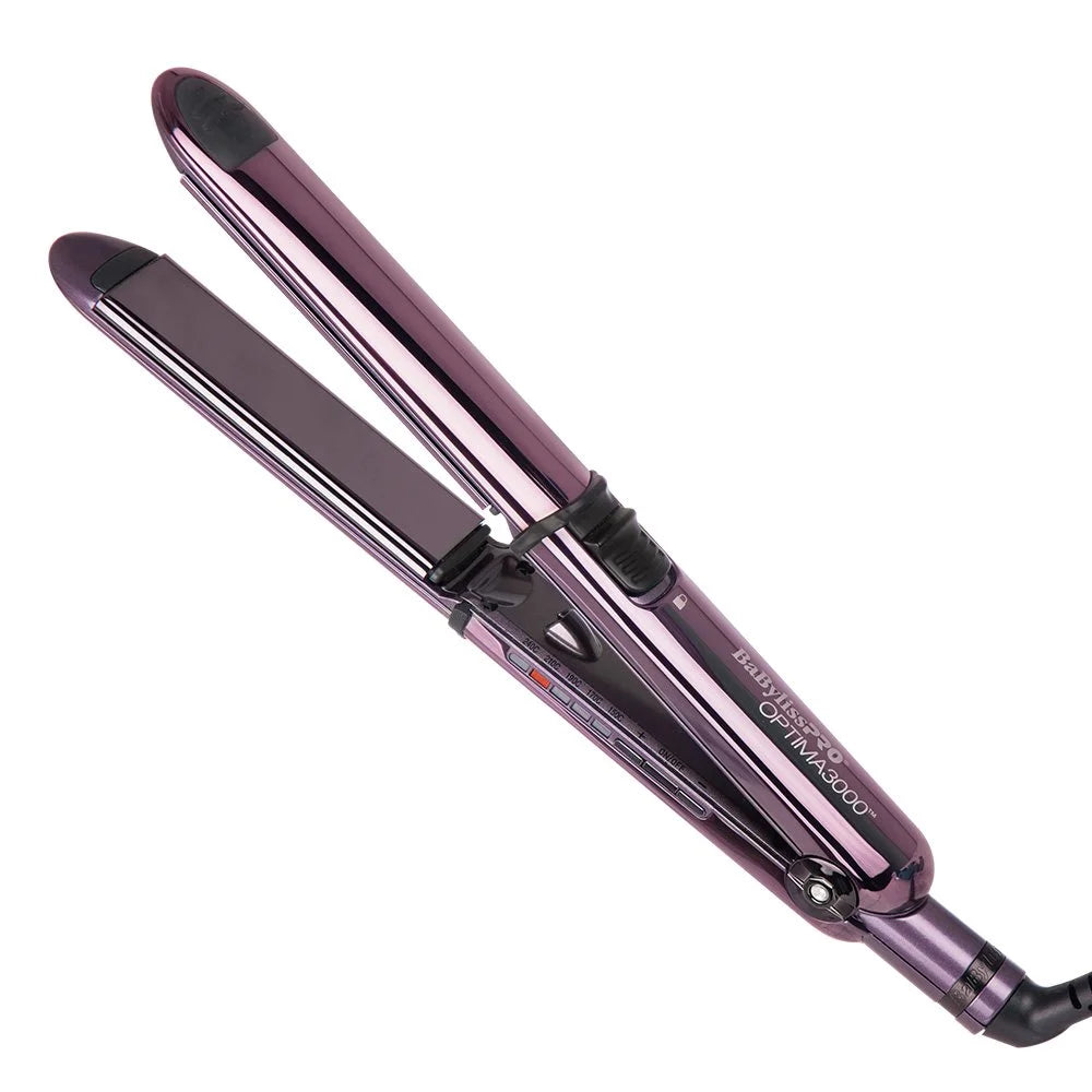 BaByliss Pro Optima 3000 Nano Titanium hair straightener 32mm in Nightfall colour