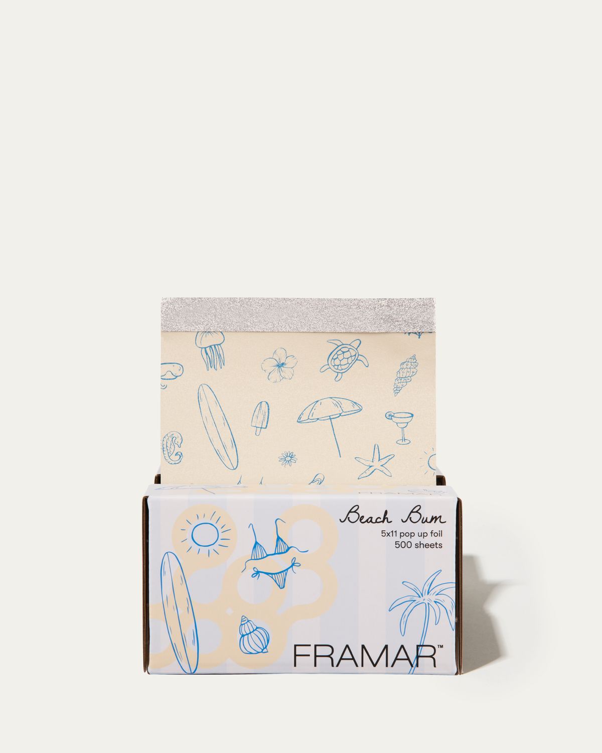 Framar - Beach Bum Foiling Kit Trio Bundle – Framar Pop Up Foil - Beach Bum 500 Sheets (detail)
