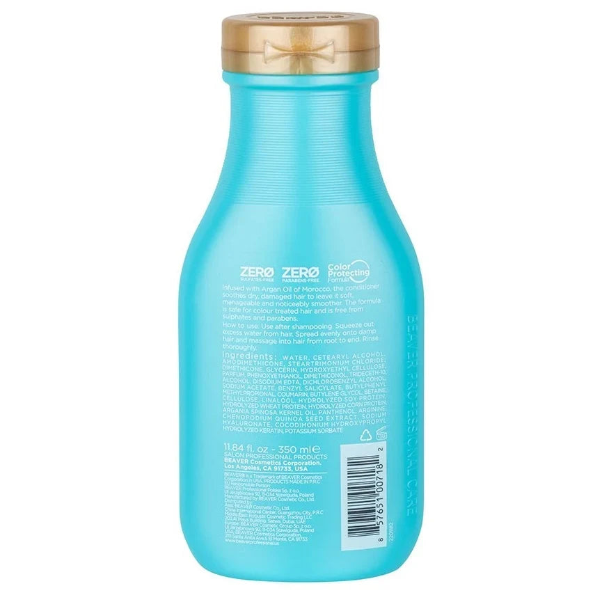 Beaver - Argan & Keratin Shampoo, Conditioner, Mask & Serum Quad Bundle – Beaver Argan & Keratin Conditioner 350ml (detail)