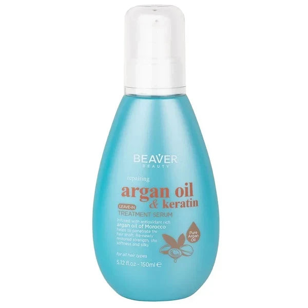 Beaver - Argan & Keratin Shampoo, Conditioner, Mask & Serum Quad Bundle – Beaver Argan & Keratin Serum 100ml