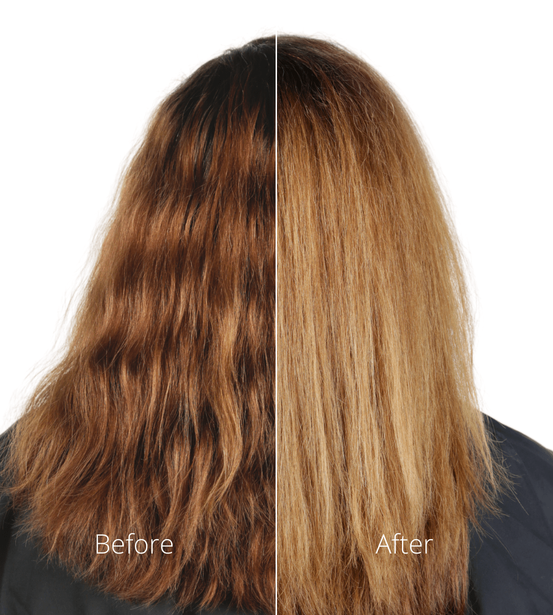 Malibu C CPR colour removal before and after