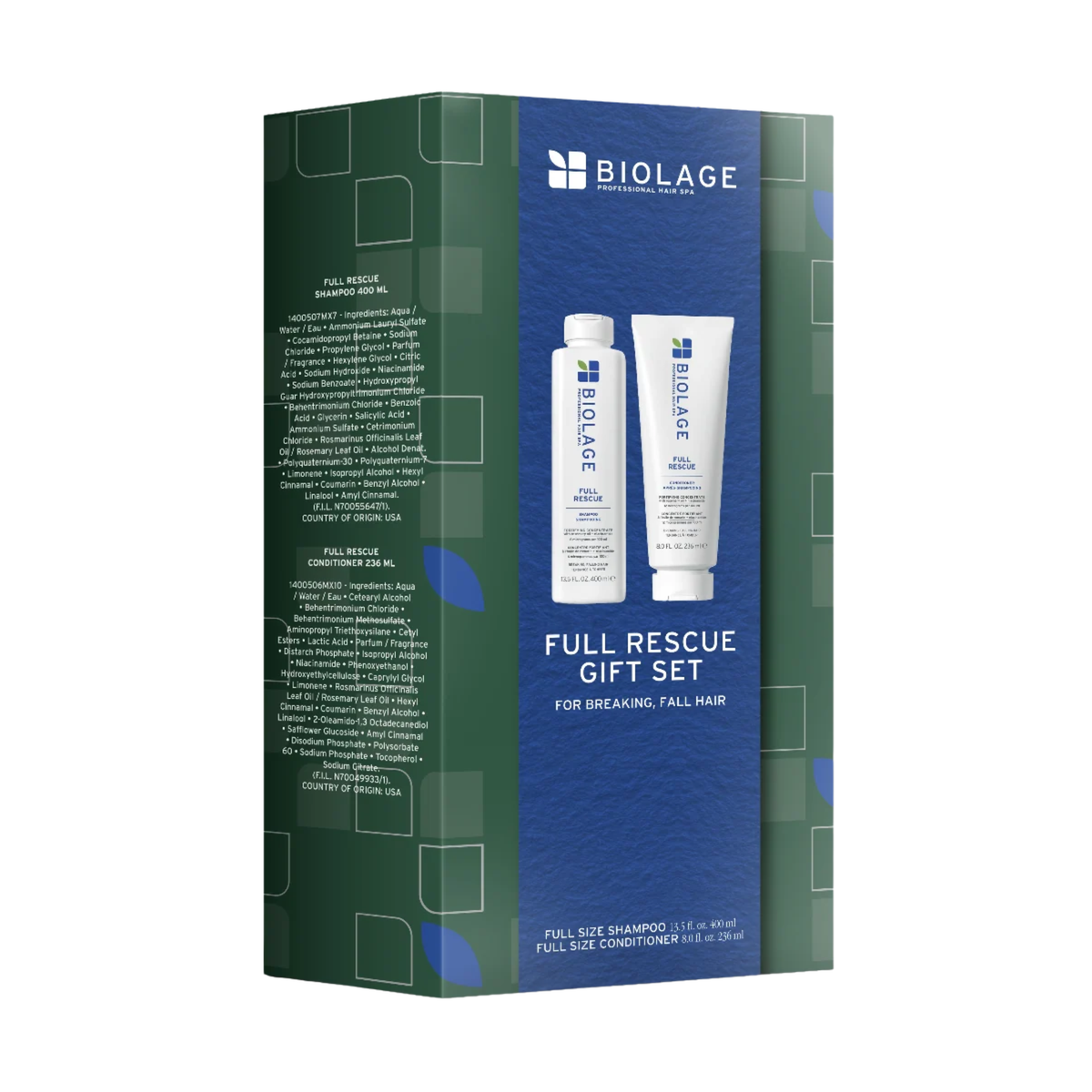 Biolage - Full Rescue Shampoo 400ml & Conditioner 236ml Duo – front of pack