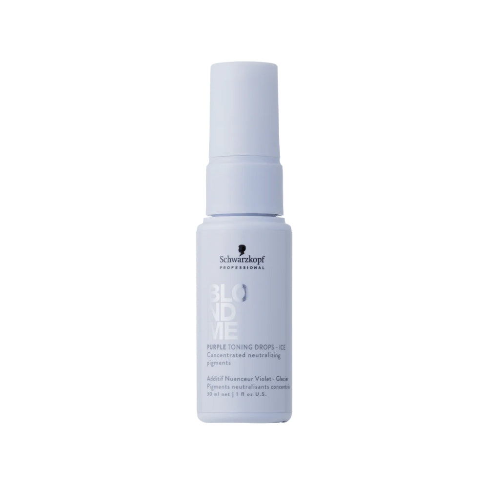 Schwarzkopf Professional - BlondMe Purple Toning Drops - Ice 30ml – front of pack