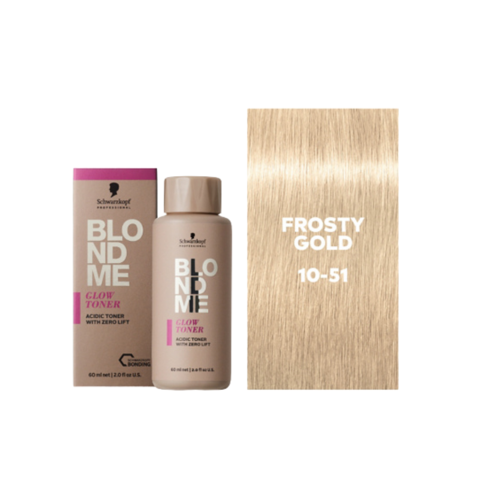 Schwarzkopf Professional - Blondme Glow Toner Frosty Gold 60ml – front of pack