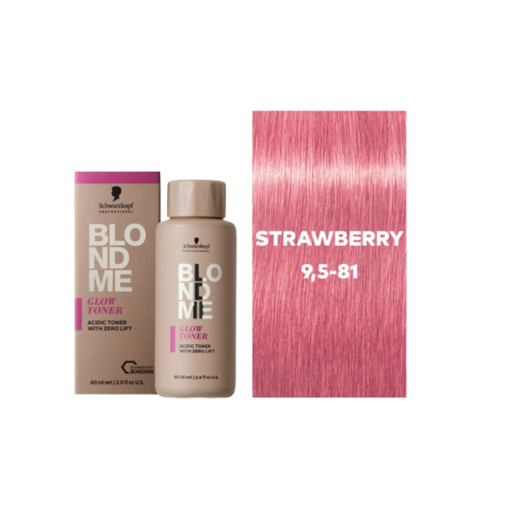 Schwarzkopf Professional - Blondme Glow Toner Strawberry 60ml – front of pack