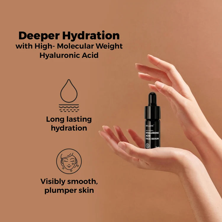 Brillare - Mini Hyaluronic Acid Face Serum For Youthful Skin 5ml