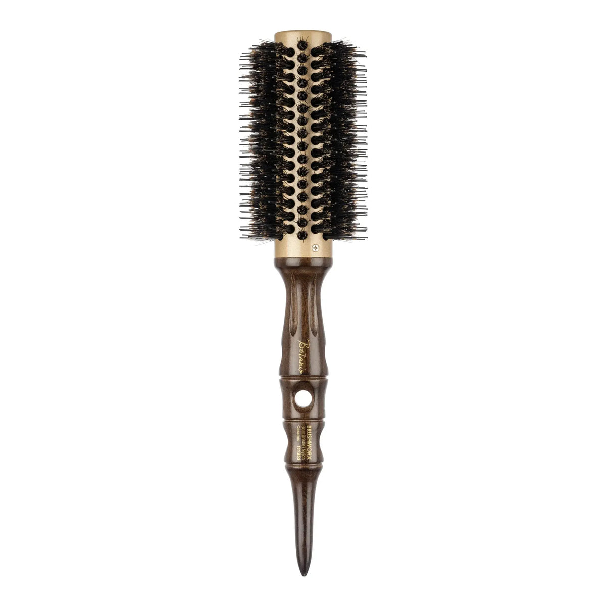 Brushworx - Botanix Radial Boar Brush Quad Bundle – Brushworx Botanix Radial Boar Brush - Large 60mm (detail)