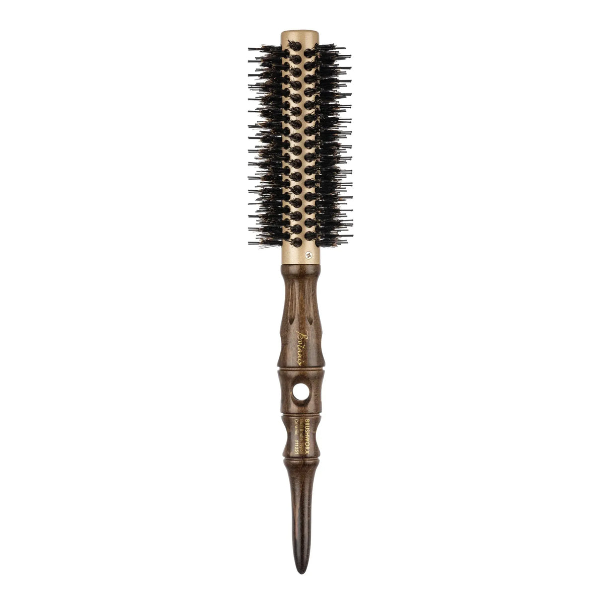 Brushworx - Botanix Radial Boar Brush Quad Bundle – Brushworx Botanix Radial Boar Brush - Small 46mm (detail)