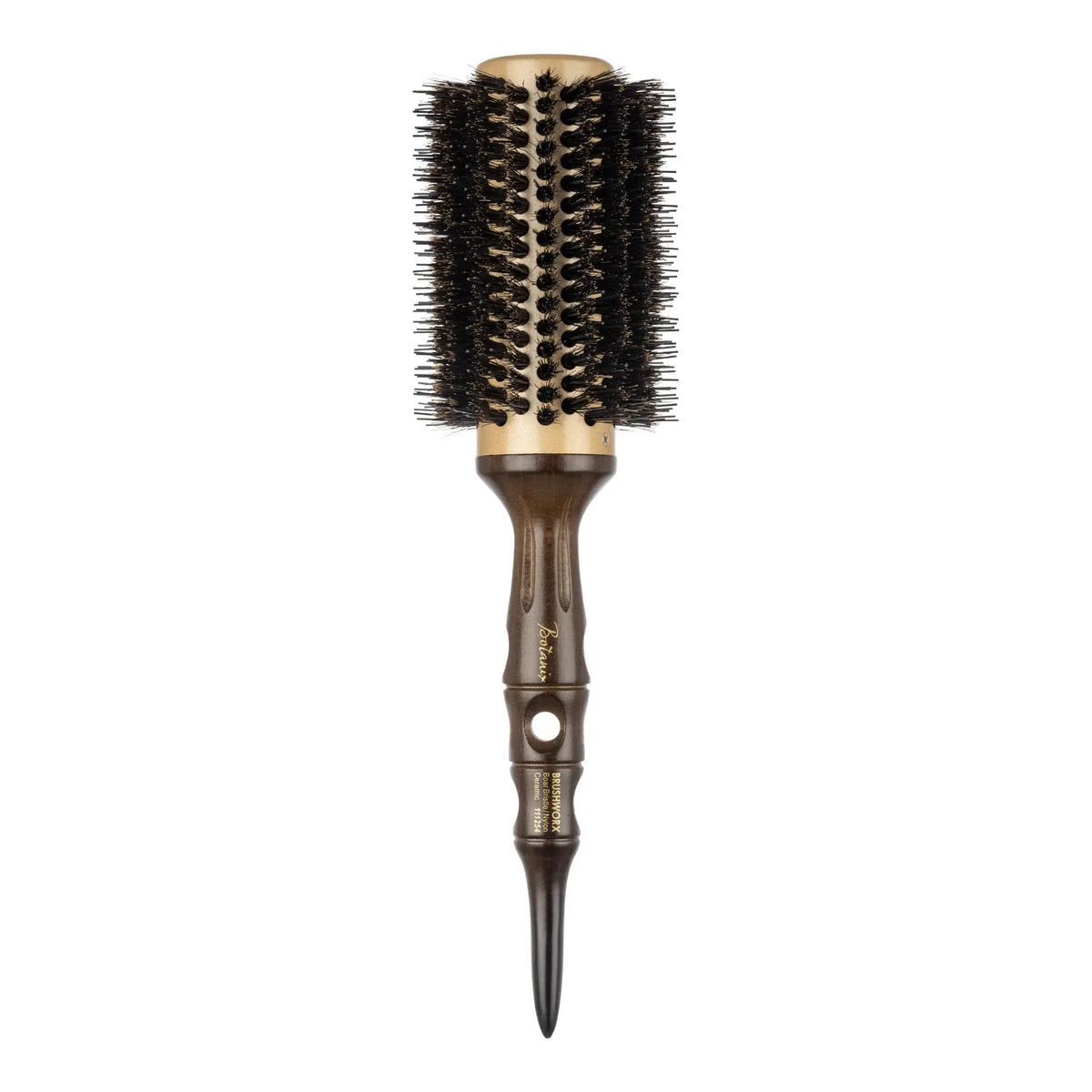 Brushworx - Botanix Radial Boar Brush Quad Bundle – Brushworx Botanix Radial Boar Brush - Extra Large 70mm (detail)