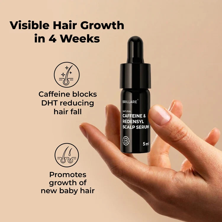 Brillare - Mini Caffeine & Redensyl Scalp Serum For Hair Growth 5ml