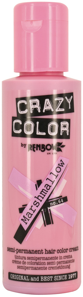 Crazy Color - Conditioning Semi-Permanent Hair Color Cream Marshmallow 100ml