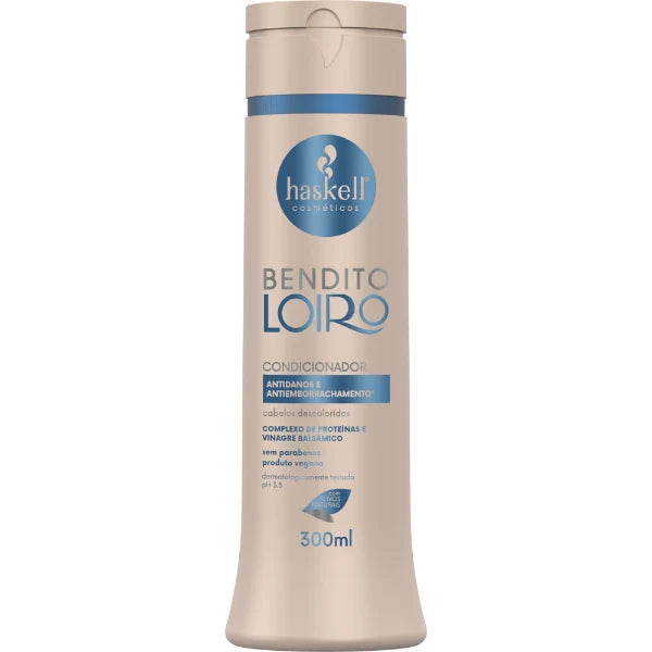 Haskell - Bendito Loiro Shampoo, Conditioner & Mask Trio Bundle – Haskell Bendito Loiro (Blessed Blond) Conditioner 300ml
