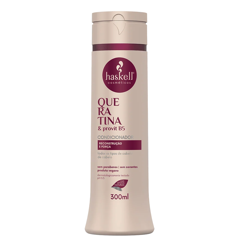 Haskell - Queratina & Provitamina B5 Shampoo, Conditioner & Mask Trio Bundle – Haskell Queratina & Provitamina B5 (Keratin & Provitamin B5) Conditioner 300ml