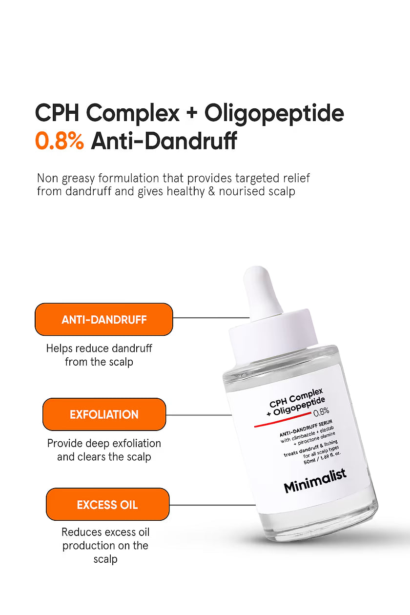 Minimilist - CPH Complex + Oligopeptide 0.8% Anti-Dandruff Serum 50ml - Zilion