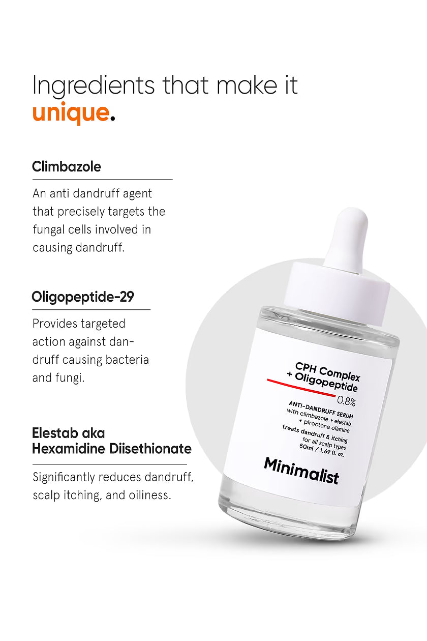 Minimilist - CPH Complex + Oligopeptide 0.8% Anti-Dandruff Serum 50ml - Zilion
