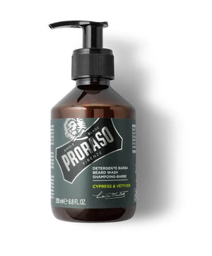 Proraso - Beard Shampoo Cypress & Vetyver – Twin Pack (2 x 200ml) – Proraso - Beard Shampoo Cypress & Vetyver 200ml