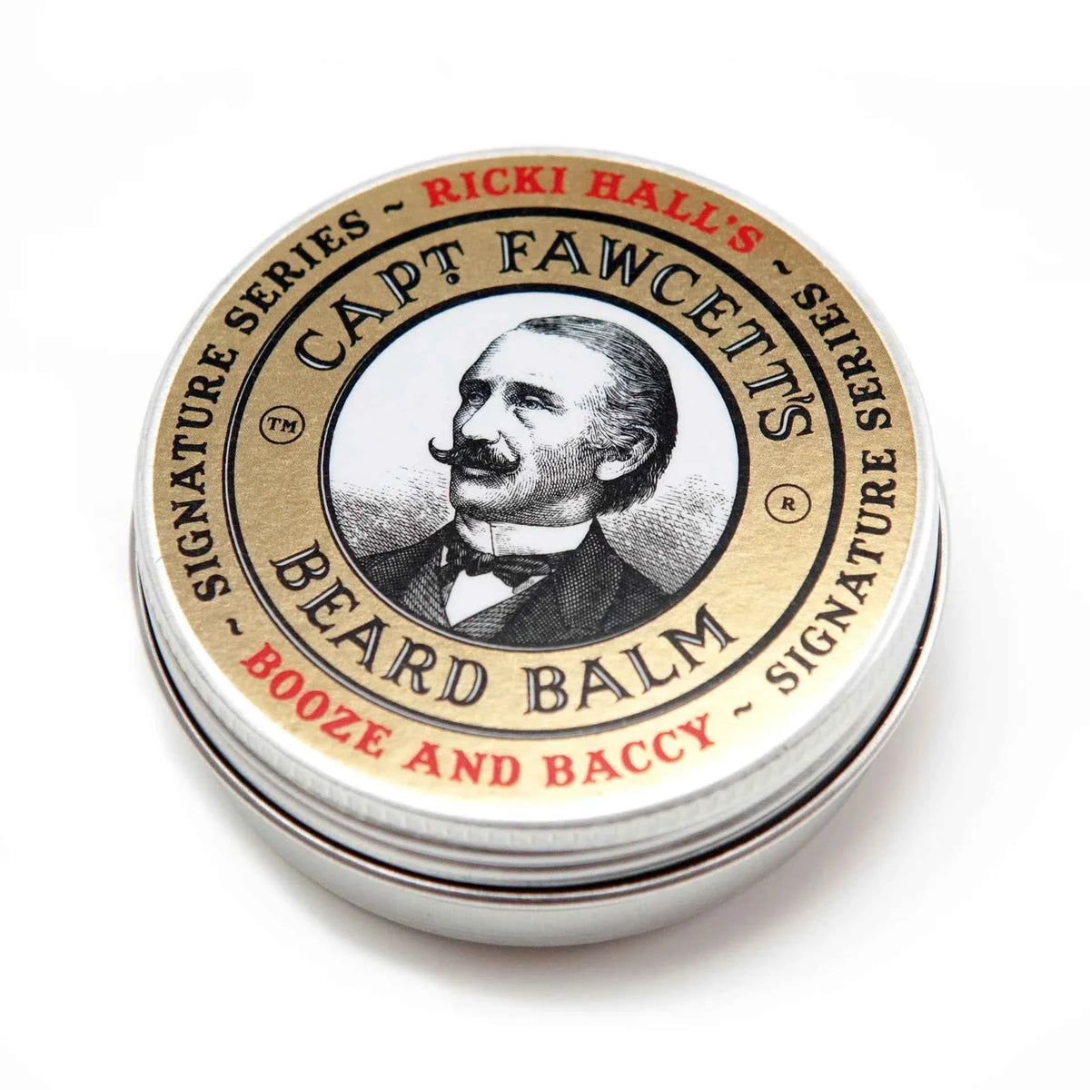 Captain Fawcett - Ricki Hall Booze and Baccy Beard Balm (3334) – Twin Pack (2 x 60ml) – Captain Fawcett - Ricki Hall Booze and Baccy Beard Balm (3334) 60ml