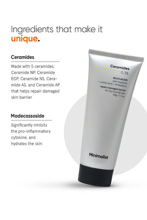 Minimilist - Ceramides 0.3% + Madecassoside Moisturizer 30ml - Zilion