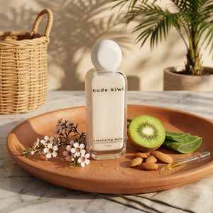 Nude Kiwi - Daily Skincare Trio Bundle (Cleansing Milk, Brightening Day Cream & Overnight Repair) – Nude Kiwi Cleansing Milk 100g (detail)