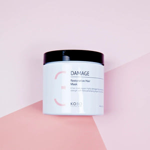 KOBO Professional - Damage Shampoo, Conditioner, Mask & Ultimate Remedy Serum Quad Bundle – KOBO Professional Damage Restorative Hair Mask 450ml (detail)