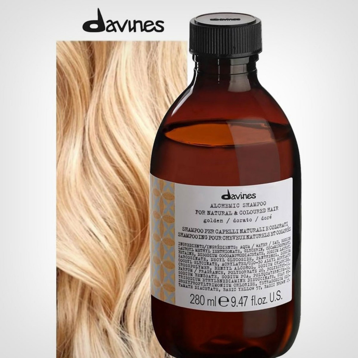 Davines - Alchemic Copper Shampoo 280ml – product view 2