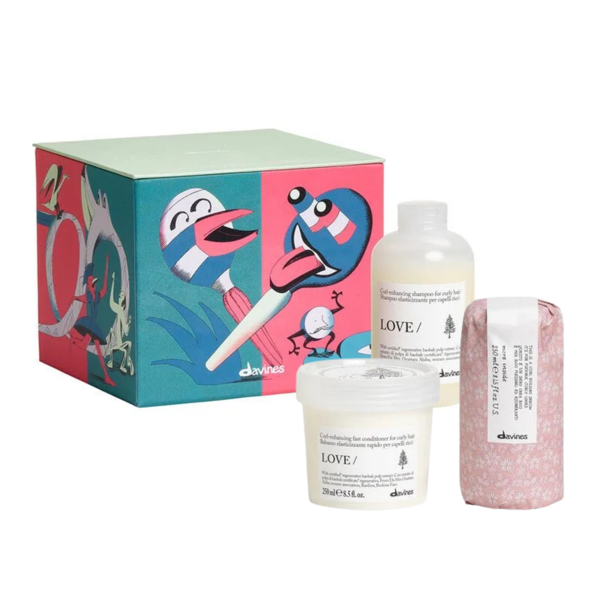 Davines - Love Curl Trio Gift Pack – front of pack