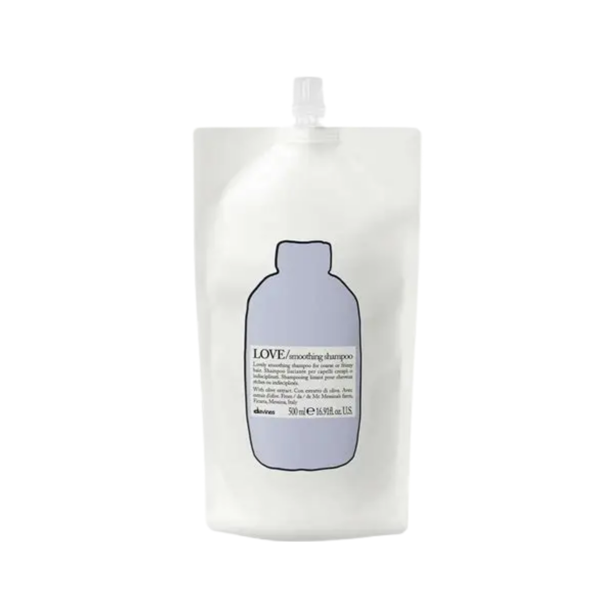 Davines - Love Smooth Shampoo Refill 500ml – front of pack