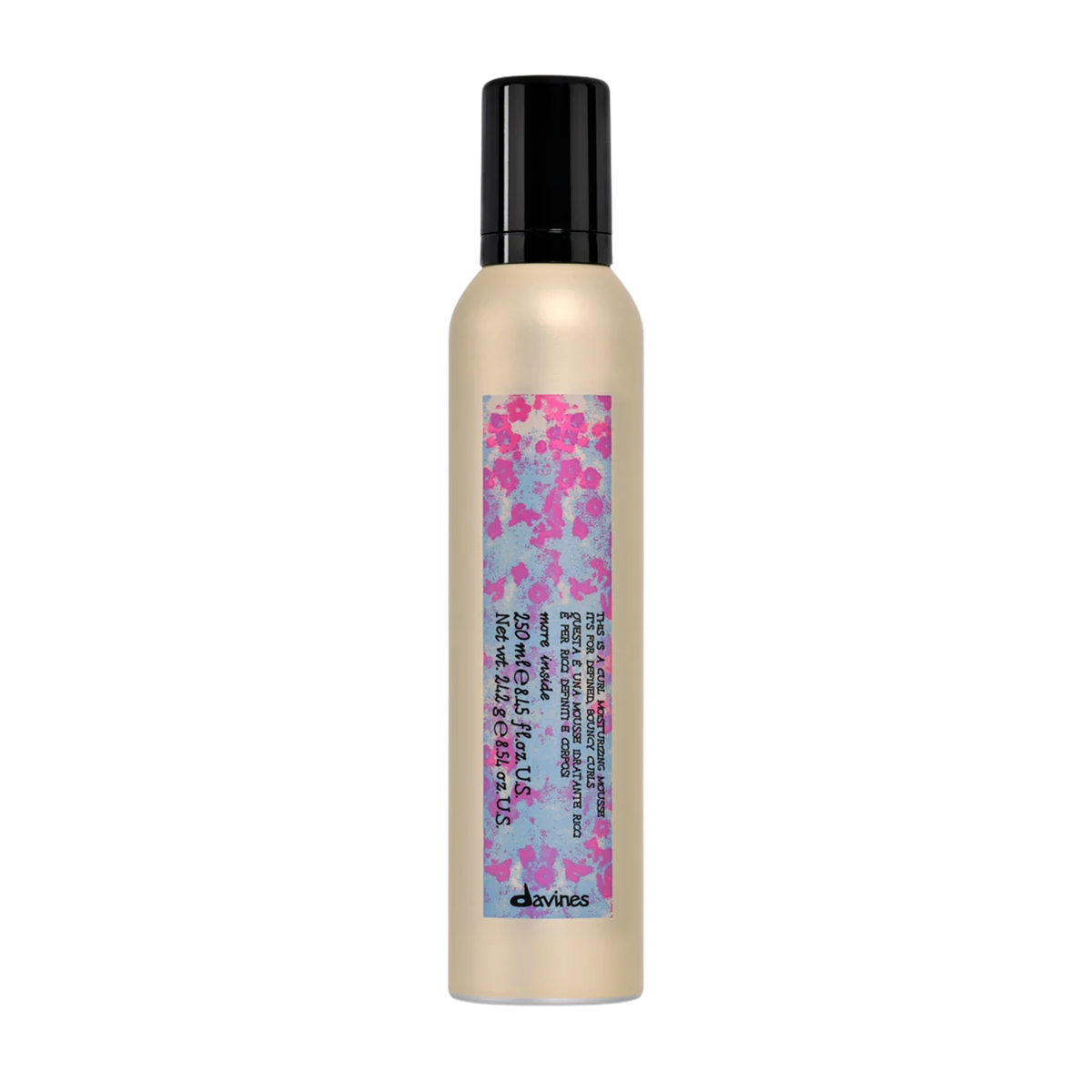 Davines - More Inside Curl Moisturising Mousse 250ml – front of pack