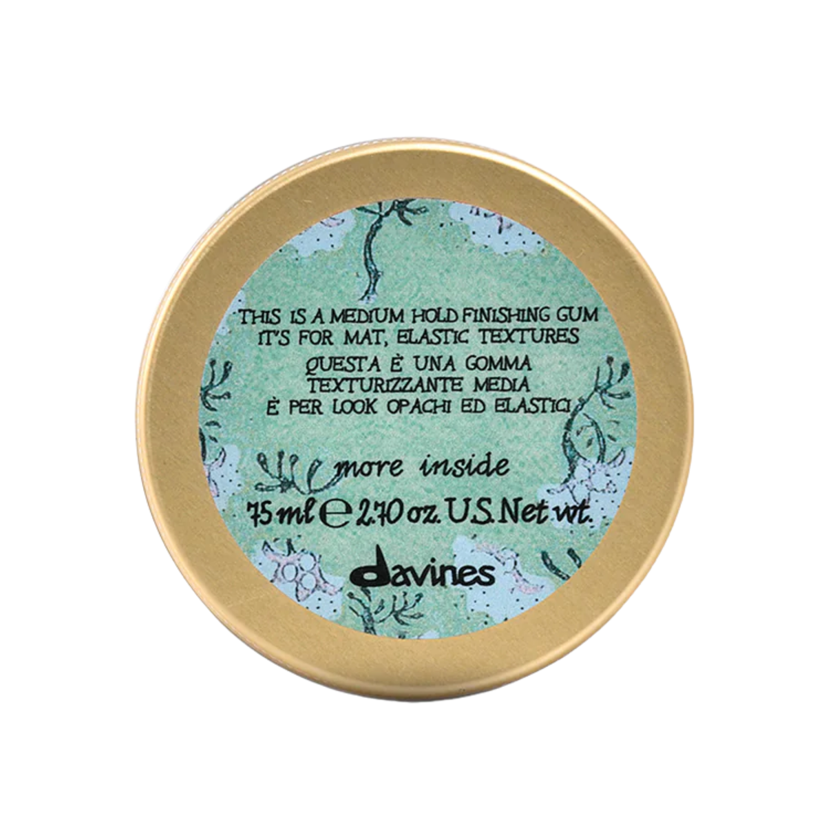 Davines - More Inside Medium Hold Finishing Gum 75ml – front of pack