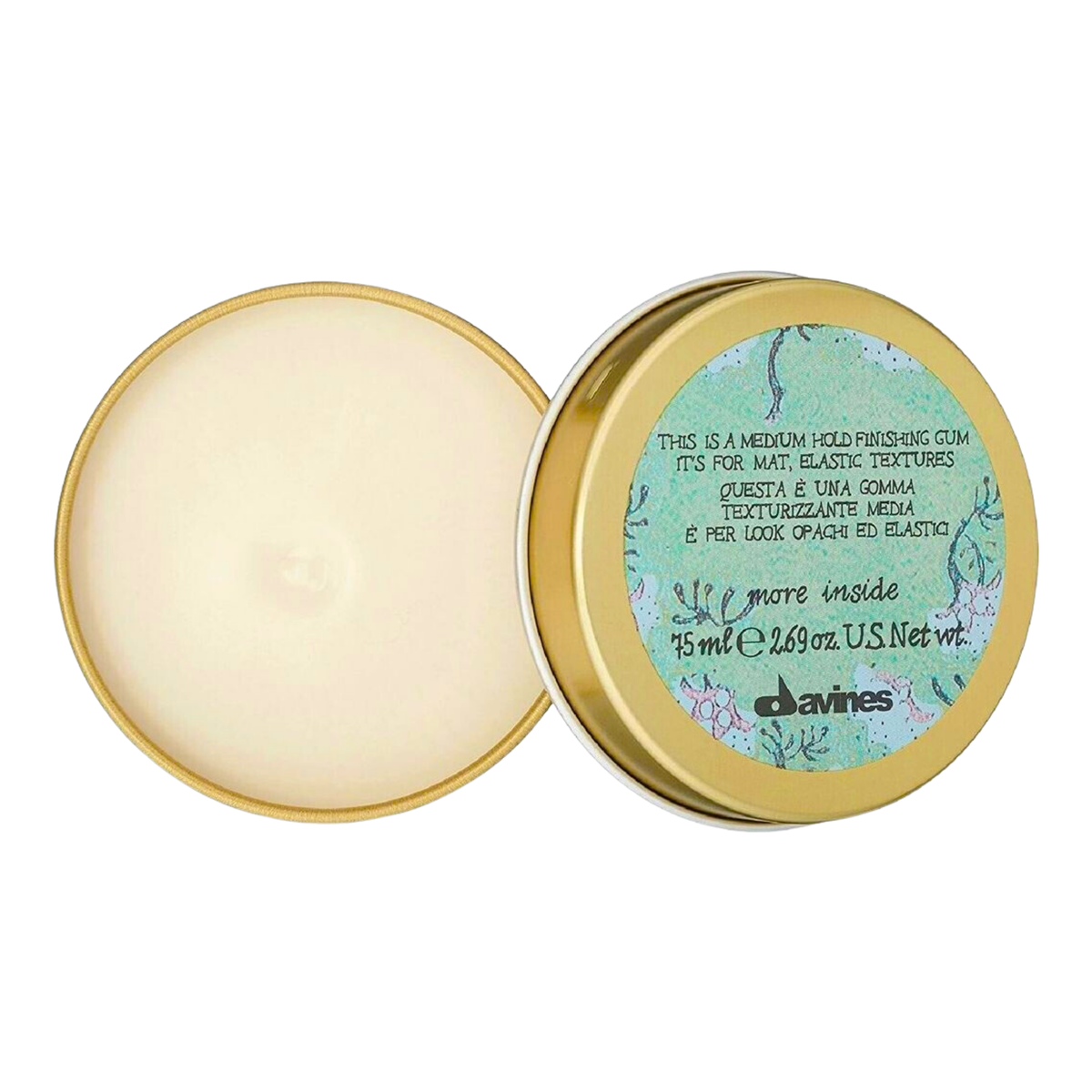 Davines - More Inside Medium Hold Finishing Gum 75ml – product view 2