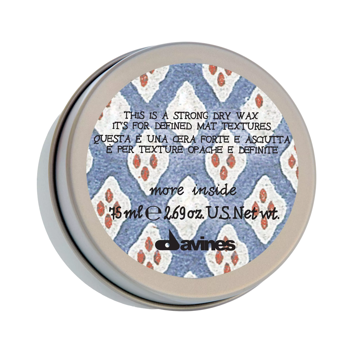 Davines - More Inside Strong Dry Wax 75ml – front of pack