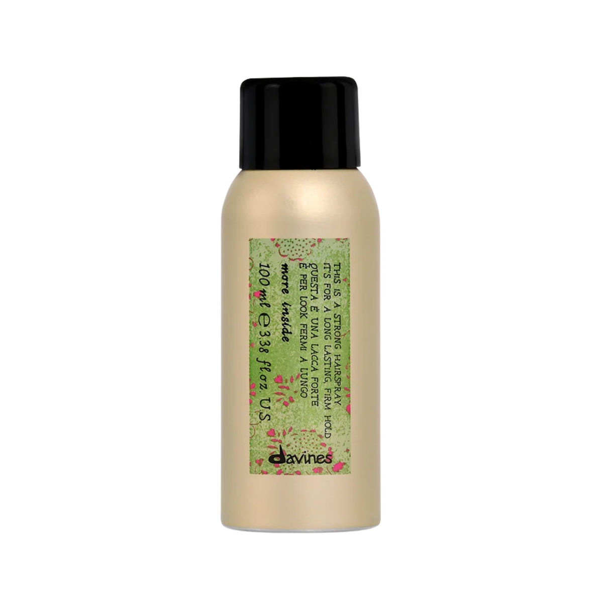 Davines - More Inside Strong Hairspray Travel 100ml – front of pack