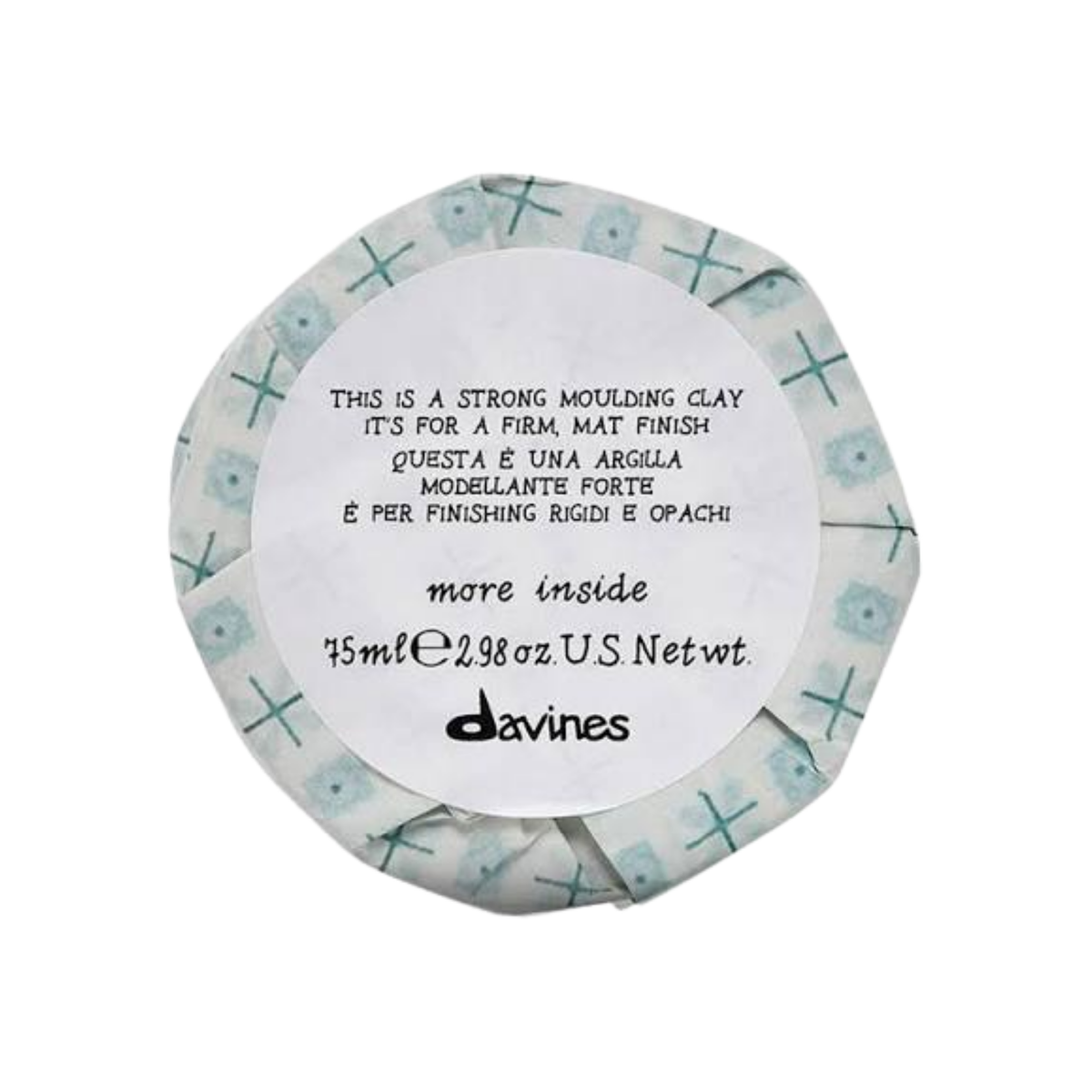 Davines - More Inside Strong Moulding Clay 75ml – product view 3