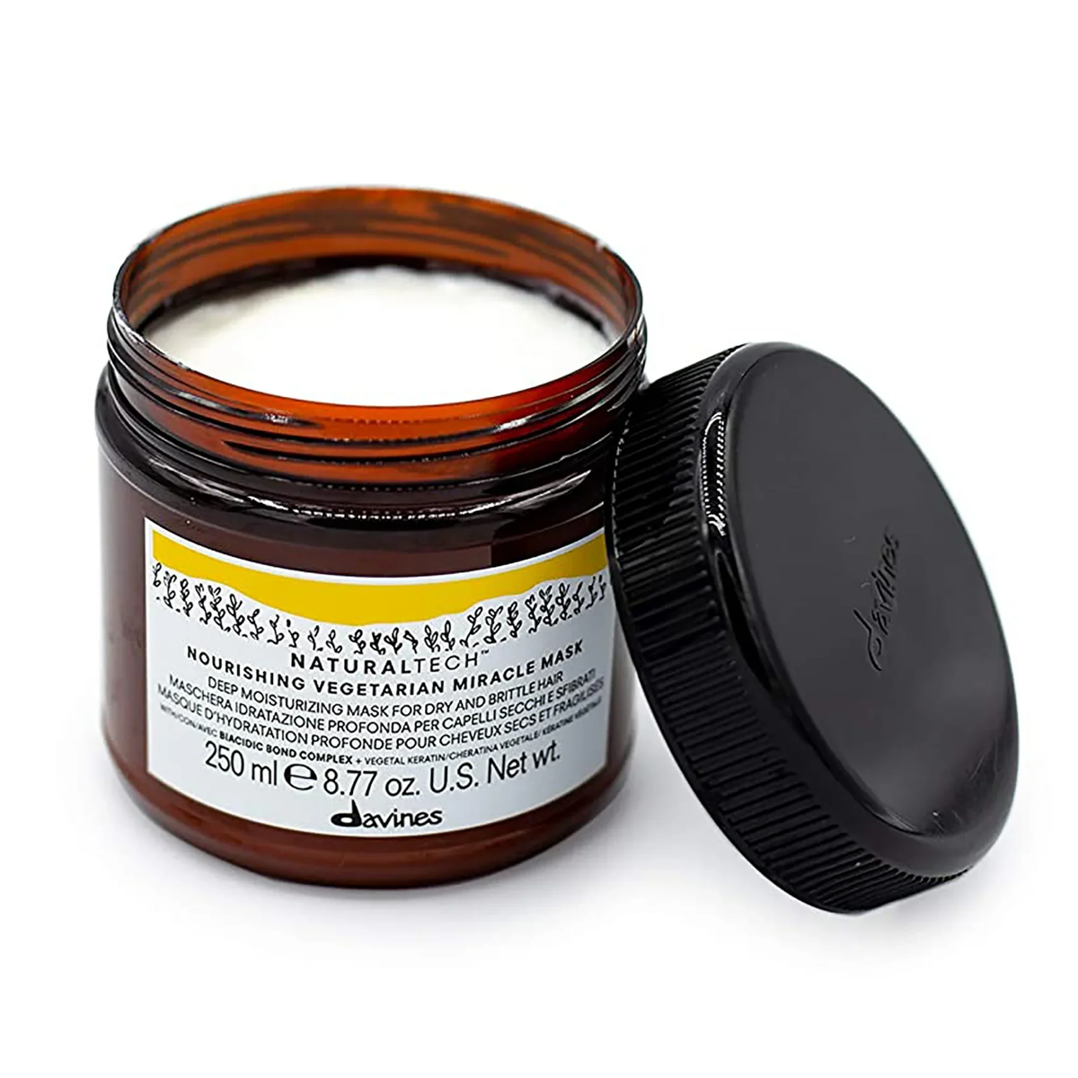 Davines - NaturalTech Nourishing Shampoo & Mask Duo Bundle – Davines NaturalTech Nourishing Vegetarian Miracle Mask 250ml (detail)