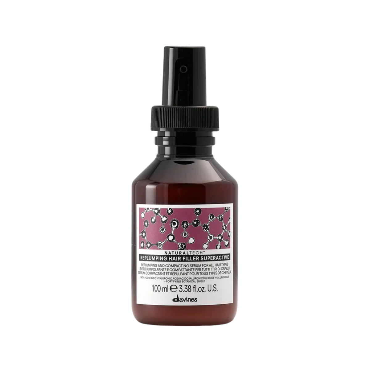 Davines - NaturalTech Replumping Hair Filler Superactive 100ml – front of pack
