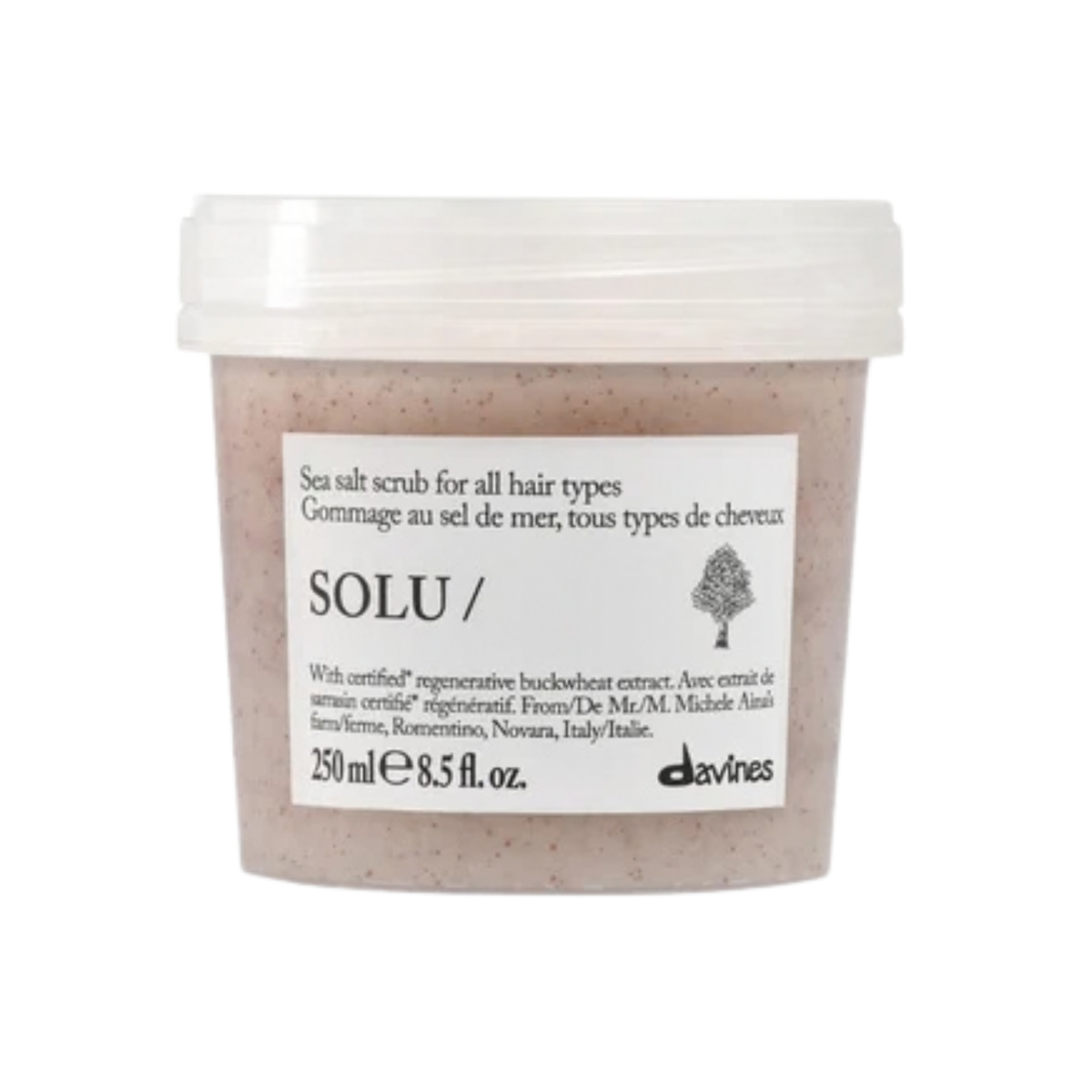 Davines - Solu Sea Salt Scrub 250ml – front of pack