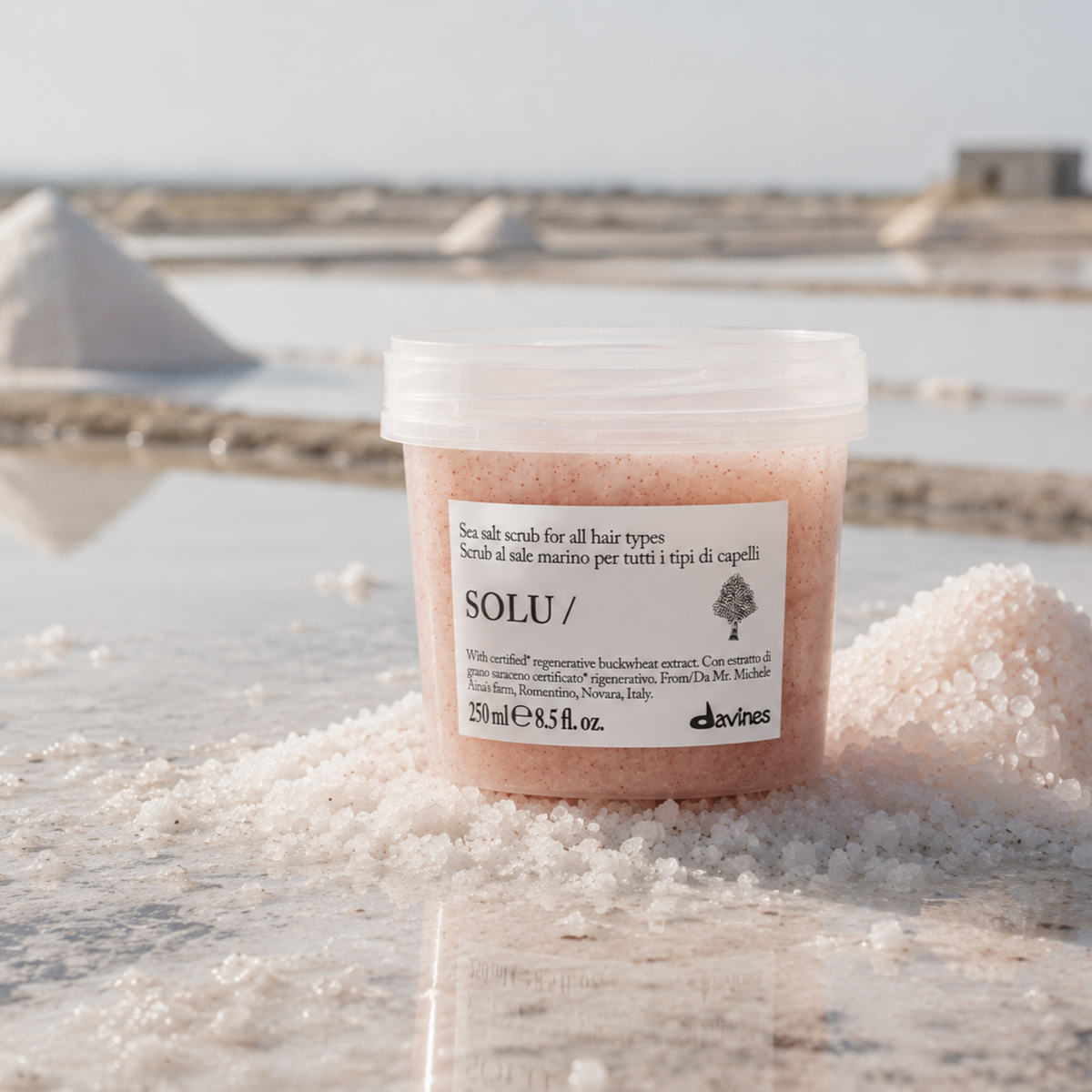 Davines - Solu Sea Salt Scrub 250ml – product view 2