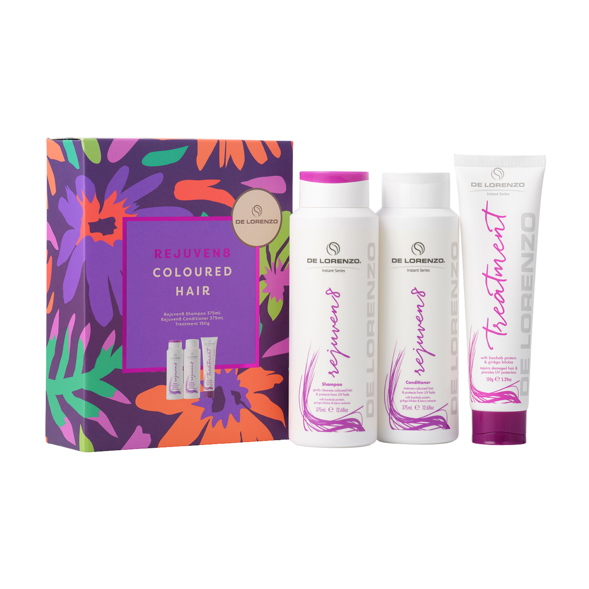 De Lorenzo - Instant Rejuven8 & Treatment Trio Gift Pack – front of pack